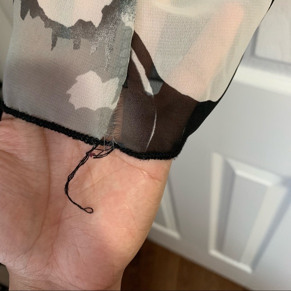 3 for $15 Suzy Shier Black & Grey Floral Dress - Picture 6 of 7